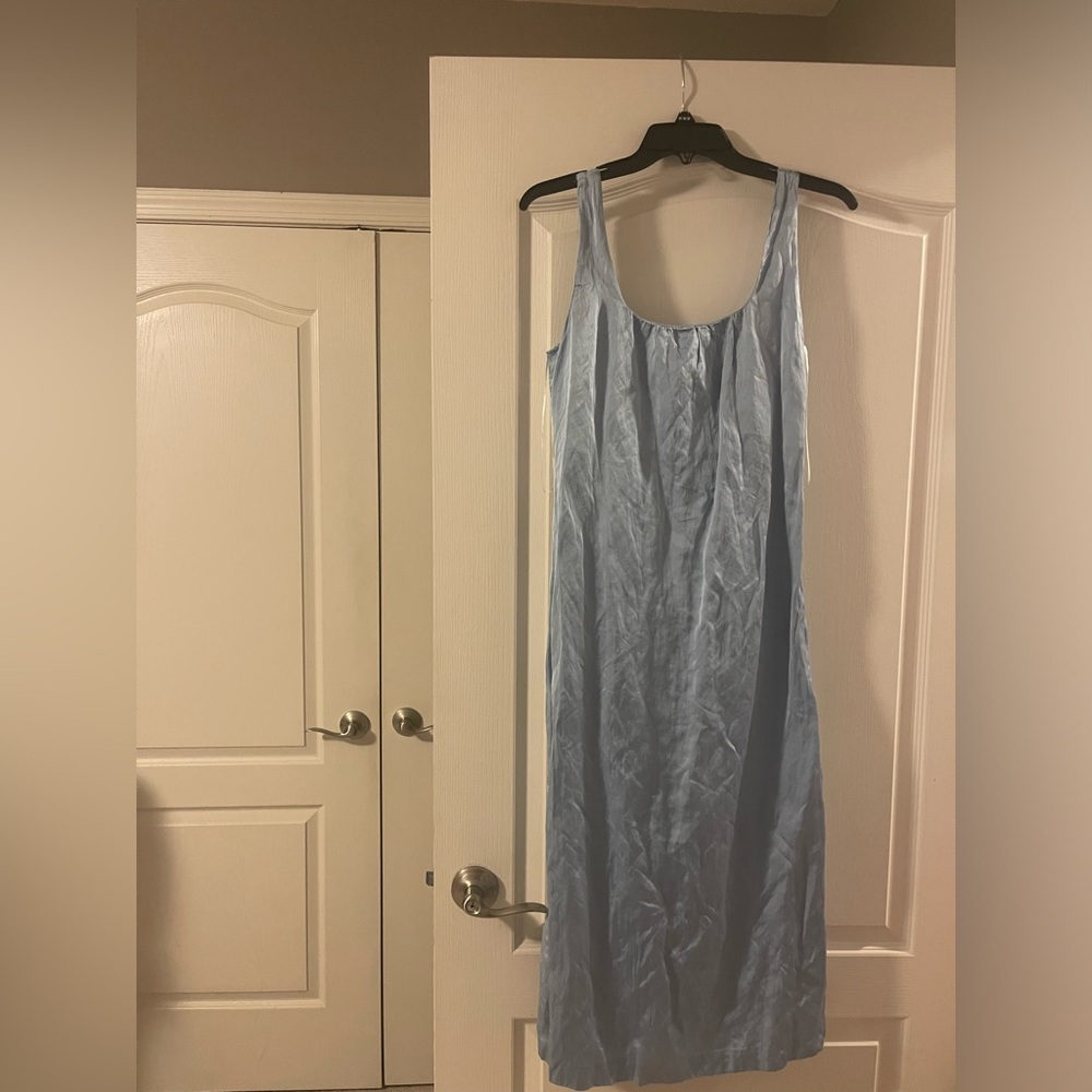 Zara baby blue casual dress 🥰